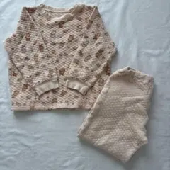 パジャマ　長袖　ユニクロ　UNIQLO 女の子　シルバニア　110 キルト