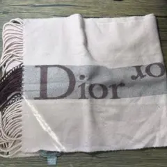 Christian Dior マフラー ピンク ロゴ