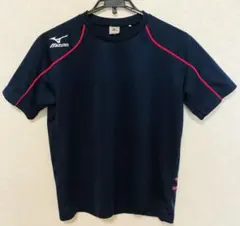 MIZUNO ミズノ トレーニングウェア Tシャツ ネイビー 紺 Mサイズ