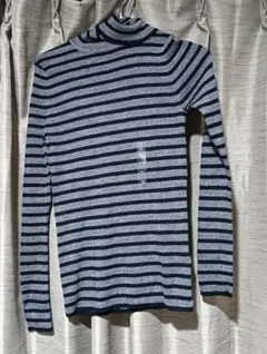 2枚　メリノリブタートルネック　ニット