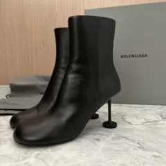 Balenciaga ショートブーツ 24~24.5 ブラック - メルカリ