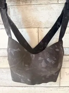 ヨガウェア ブラトップ ブラック カモフラージュM