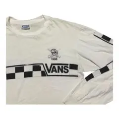 90s USA製 vans チェッカーフラッグ　スカルパイレーツ　Lサイズ　FJ 90s USA製 vans チェッカーフラッグ スカルパイレーツ Lサイズ FJ