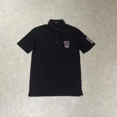 BURBERRY BLACK LABEL 3 黒 ロゴワッペン 半袖ポロシャツのサムネイル