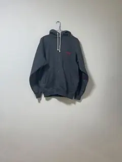 DESCENTE NCAA パーカー Lサイズ グレー/レッド