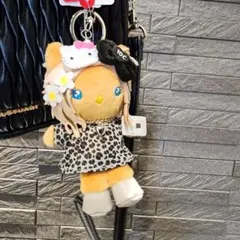 KITTY10C REPIPIヒョウ柄レオパードキティギャルチャーム平成ギャル