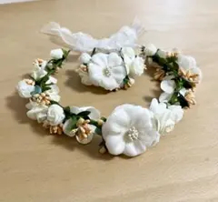 花冠 ブレスレット リボン付き