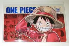 ワンピース ルフィ バースデイコレクションカード ジャンプショップ