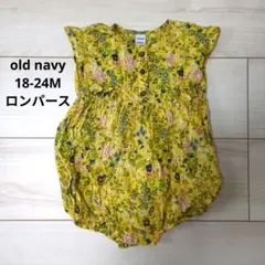 old navy 花柄ロンパース 18-24M