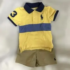 未使用　ラルフ・ローレン 12M ポロシャツ&パンツ