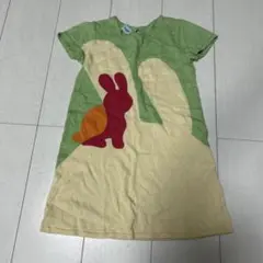 familiar 半袖ニット　ワンピース 110cm