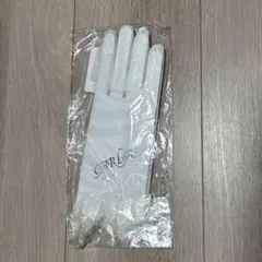 【美品】ウェディンググローブ ホワイト レース　ショート　ブライダル