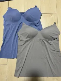 UNIQLO　エアリズムシームレスVネックブラキャミソール　Lサイズ　2点セット