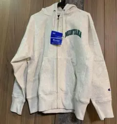 チャンピオン リバースウィーブ ジップフーディスウェット オートミール L