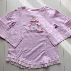 ミキハウス、リーナちゃんロンT、１３０サイズ