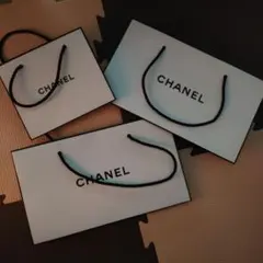 CHANEL ショップ袋 3点セット ホワイト