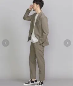 BEAUTY&YOUTH BY KOMATSU サッカー セットアップ　グレー