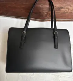 ブラック ビジネスバッグ 合成皮革