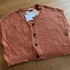 studio CLIP オレンジ ベスト　ショート丈