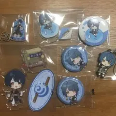 原神　行秋　スイパラ　ローソン　コラボグッズ