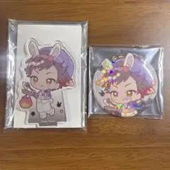 あんスタ　アニカフェ　南雲鉄虎　アクリルスタンド　アクスタ　缶バッジ