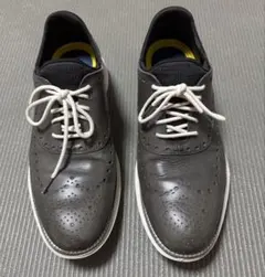 COLE HAAN コールハーン ウィングチップ レザー　グレー　28cmのサムネイル