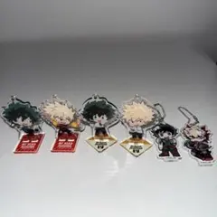 ヒロアカ アクリルスタンド、アクリルキーチェーン 爆豪勝己・緑谷出久 6点