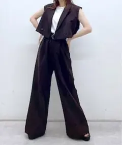 PAGE BOY セットアップ　ブラウン