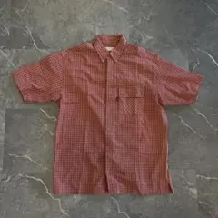 短丈　ショート丈　チェックシャツ　cityboy 古着　ボックス　y2k