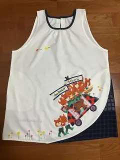 すてきな先生　くまのがっこう　保育士エプロン