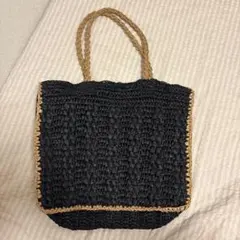 ニコアンド　カゴバッグ　トートバッグのサムネイル