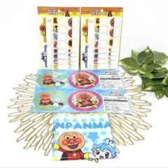 アンパンマン お名前シール　コースターとミニタオル　非売品