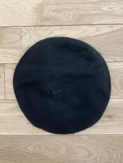 GAP キッズ　ブラック ベレー帽 約20cm