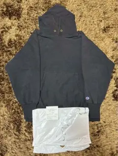 Champion REVERSE WEAVE 90s L 黒 目無しUSA製