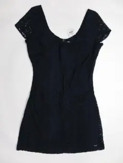 【Hollister】レディースワンピース ネイビー総レースサイズ1　日本のXSのサムネイル