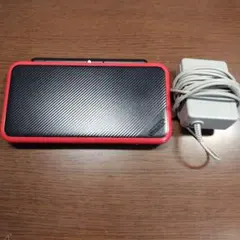Nintendo2DS LL 黒/赤 本体 ACアダプター付き