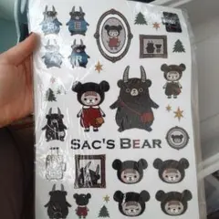 SAC'S BEAR ステッカーシート