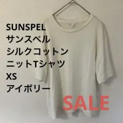 ✨️SALE✨️美品 SUNSPEL サンスペル XS シルクコットン ニットTのサムネイル