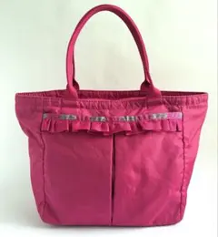 【LeSportsac】フリル トートバッグ ピンクのサムネイル