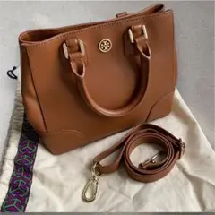 トリーバーチ　Tory Burch 2way ハンドバッグ　ショルダー紐付き