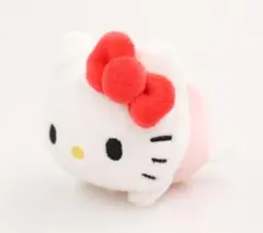【未使用】サンリオ ハローキティ 寝そべりマスコット ぬいぐるみ