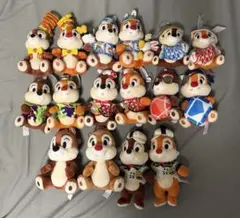 チップとデール ぬいぐるみバッジ まとめ売り