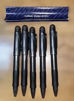 未使用　プラチナ万年筆　double action ボールペン　シャープペンのサムネイル