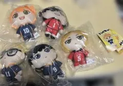 ガチャガチャ　ハイキュー ぬいぐるみマスコット　フルコンプ