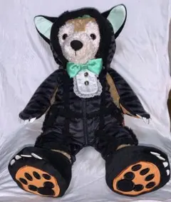 ダッフィー ハロウィンコス　黒猫　ダッフィー 込み