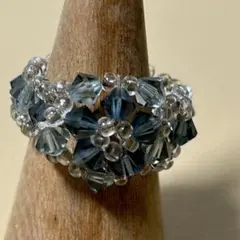 ハンドメイドビーズリング（13号）