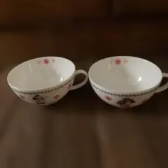ミッキー　ミニーのマグカップ2個セット