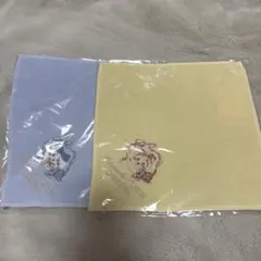 ちいかわ　刺繍タオルハンカチ　MaisondeFLEUR うさぎ　ハチワレ