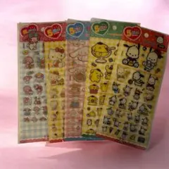 サンリオ　5サイズステッカー　5シートセット