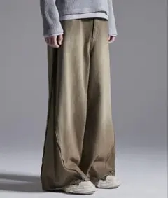 【GRANCY】ZipDesign Buggy DenimPants Lサイズのサムネイル